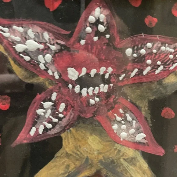 “Demogorgon” Fandom/Vibes Mixed Media Art Piece - Picture 3 of 4